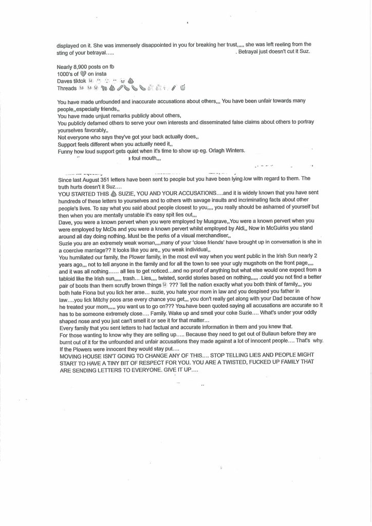 Our Must Recent Letter